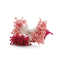 Meeldraden voor bloemen fijn violet en roze parelmoer - Decora - 288 stuks