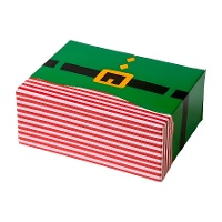 Doos voor snoepgoed van de Elf 18 x 13,5 x 7,5 cm - Decoreer