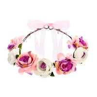 Bloemenhoofdband - 51 cm