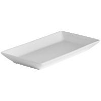 Rechthoekige porseleinen schaal van 30,5 x 16 cm - Vessia - 4 stuks