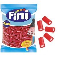 Gevulde aardbeien dropstaafjes - Fini taco gevuld met aardbei - 1 kg