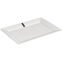 Rechthoekige porseleinen schaal van 36,5 x 26 cm - Vessia - 2 stuks