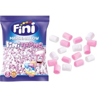 Roze en witte mini marshmallows - Fini finitronc toppings - 1 kg