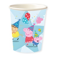 Peppa Pig feestbekers 250 ml - 8 stuks