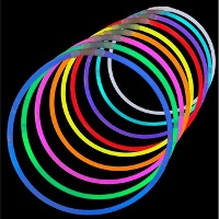 LED-lichtgevende halsbanden - 50 stuks
