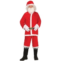 Extra Kerstman kostuum voor volwassenen
