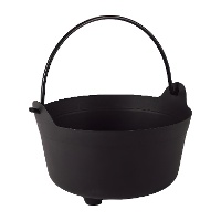 Zwarte heksenketel - 24 cm