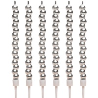 Bubbelkaarsen van 14 cm - 6 stuks