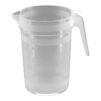 Doorzichtige plastic kan van 1 L