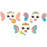 2D suikerdecoraties voor feeëncupcakes - 28 stuks