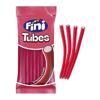 Aardbei-gevulde rode drop - Fini - 125 gr