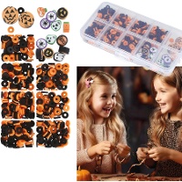 Doos met kralen voor Halloween armbanden - 512 stuks