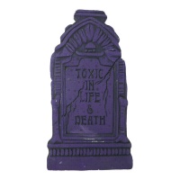 Grafsteen van Toxic in Live & Death van 43 x 22 cm