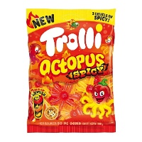 Pittige gummy-octopussen - Trolli Octopus Spicy - 100 g