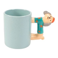Mok van 430 ml met hondenhandvat