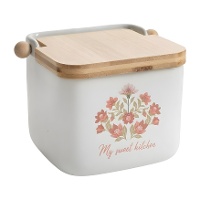 Zoutpotje My Sweet Kitchen met bloemendessin