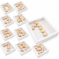 Doos voor 12 cupcakes in de vorm van een cijfer - 1 eenheid