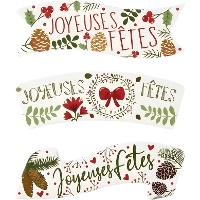Eetbare kerstdecoraties in het Frans - Scrapcooking - 3 stuks