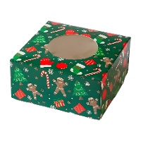 Doos voor snoep of cupcakes van Gember, 17,5 x 17,5 x 8,5 cm