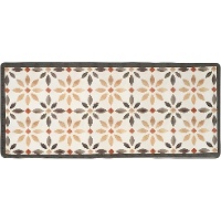 Keukenmat 120 x 50 cm - hydraulisch bloemenmotief