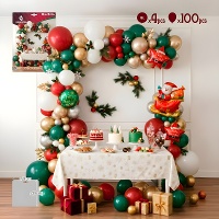 Kerstballonnenset - 104 stuks