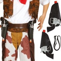 Dubbele kinderholster met pistolen