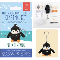 Amigurumi-sleutelhangerpakket - Pip the Penguin - Anchor