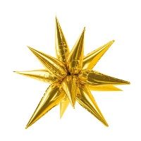 3D Stervormige Ballon 95 cm - PartyDeco - 1 Stuk