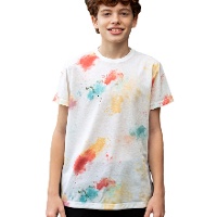 Ademend polyester T-shirt 100% 160g kinderschilderij - 1 stuk