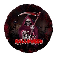 Vrolijk Halloween Magere Hein ballon 45 cm - Feestliefde