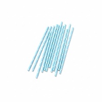 Papieren rietjes met sterren - 12 stuks