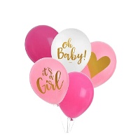 Oh Baby Latex Ballonnen 30 cm - 8 stuks