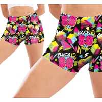 Elastische neonshort jaren '80