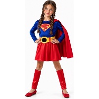 Superheldenkostuum met cape voor meisjes