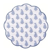 Placemat 38 cm met boommotief - 1 stuk