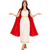 Romeins kostuum met mantel voor vrouwen