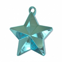 Gekleurde ballongewichten in de vorm van een ster van 170 gr - 1 eenheid