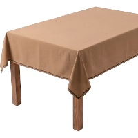 Tafellaken van 2,00 x 1,40 m in mosterdkleur