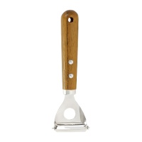 Groenteschiller 18 cm met handgreep van acaciahout