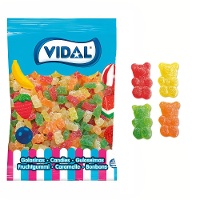 Kleurige gummybeertjes met suiker - Vidal - 1kg