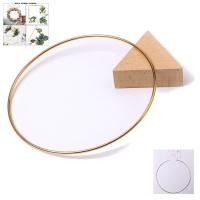 Gouden metalen ring van 40 cm - 1 stuk