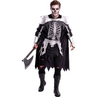 Krijger Skeletkostuum voor Heren