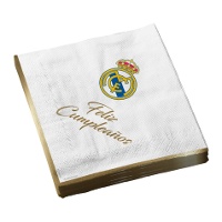 Real Madrid Verjaardag Servetten - 12 stuks