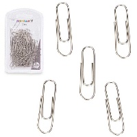 Kleine zilverkleurige paperclips - 100 stuks