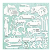 Voertuig Chipboard - Mintay papers