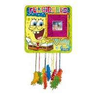 SpongeBob Gefeliciteerd Pinata van 43 x 43 cm