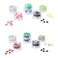 Acrylische edelstenen in druppelvorm in kleuren 8 x 13 mm - 240 stuks