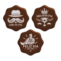Pure chocolade figuren voor Vaderdag Portugal - 54 stuks