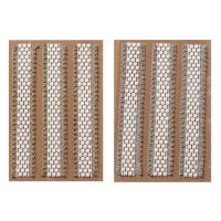 Parelketting stickers van 14,5 cm - 3 stuks