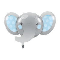 XL-silhouetballon van Baby Olifant 62,4 x 92,9 cm